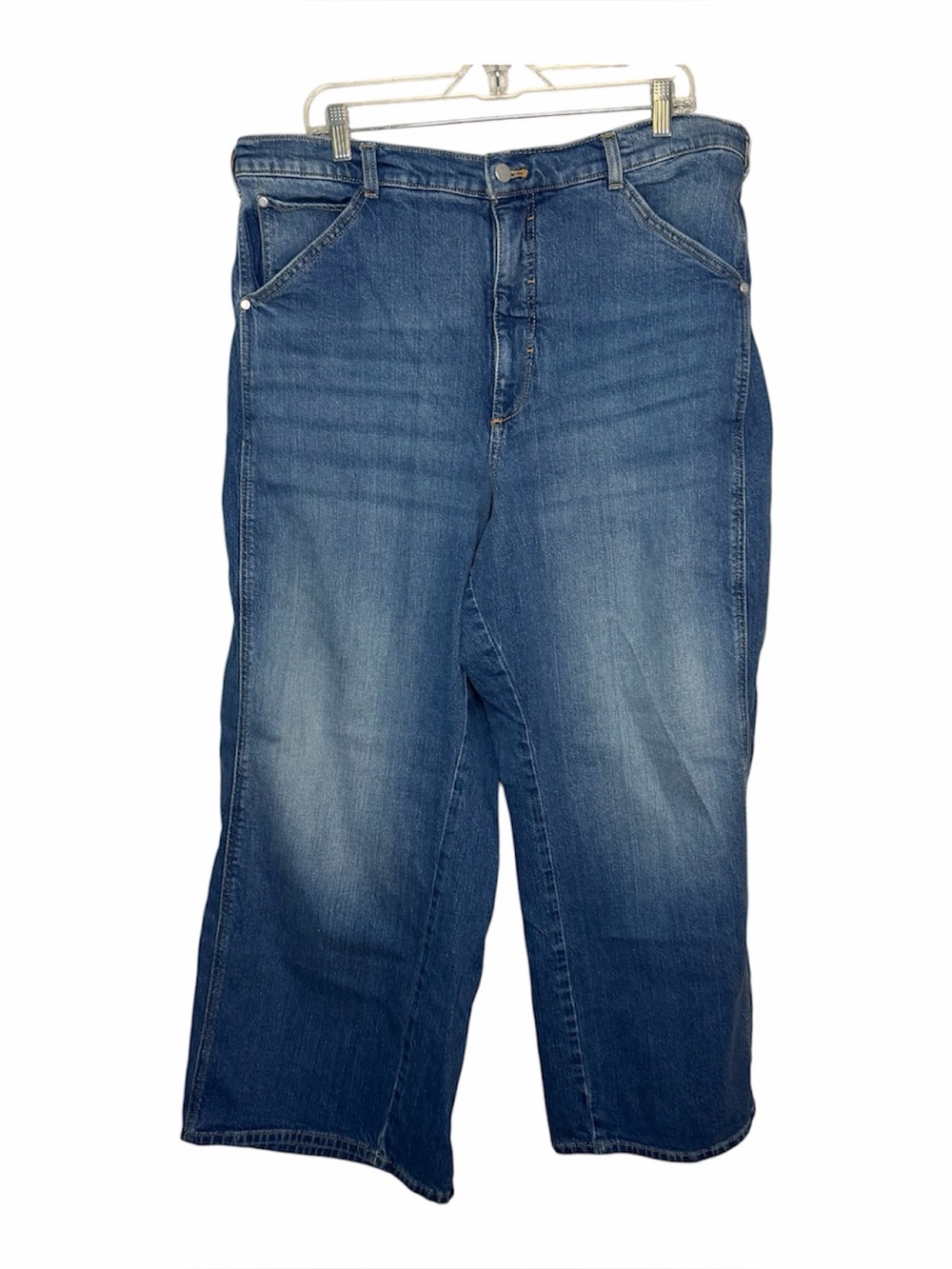 Pilcro Wide Leg Relaxed Pull-On Jeans Women’s XL